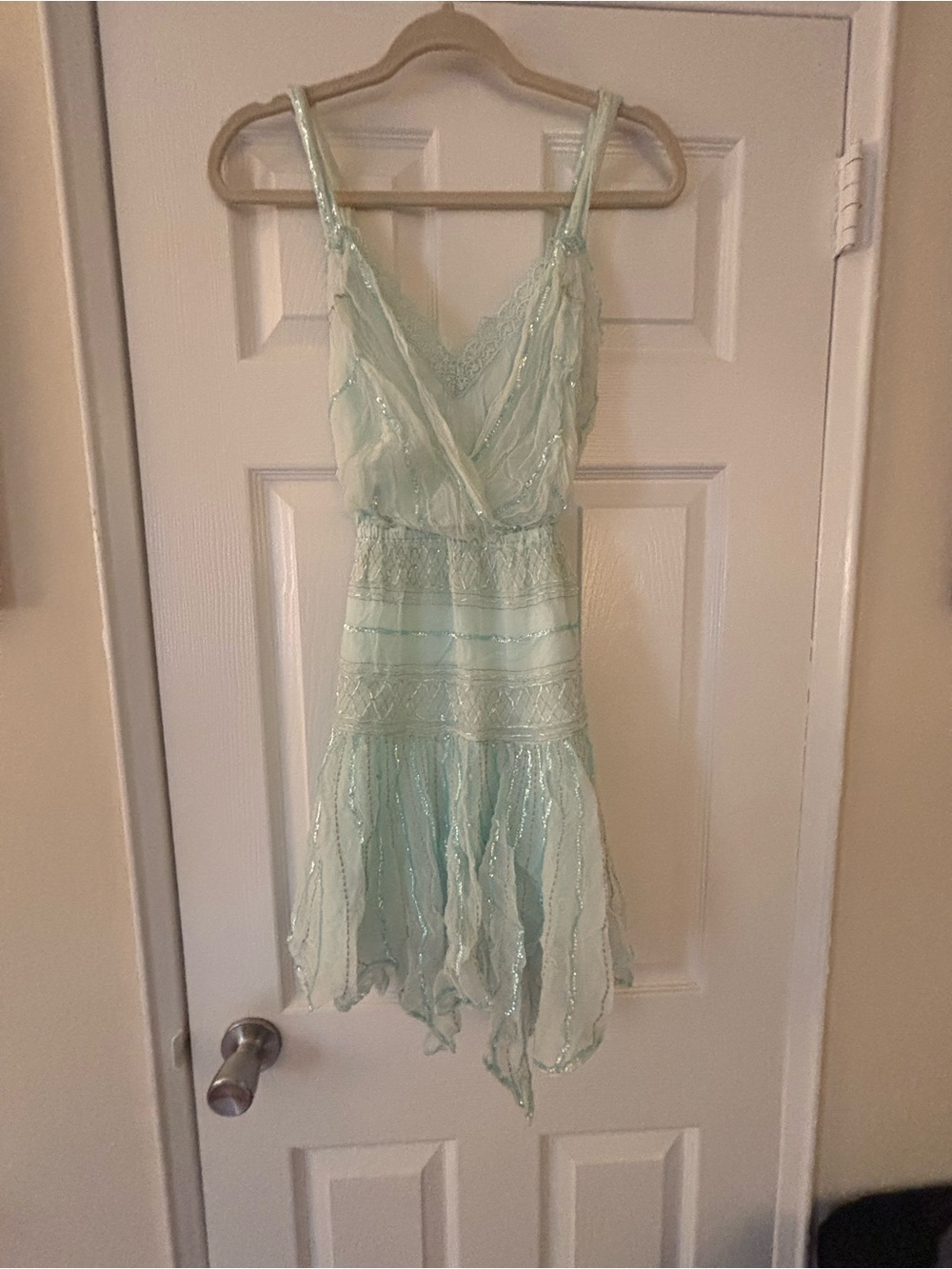 Free People Beaded  Sequin Tea Dress S NWT